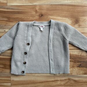 Cat & Jack Cream Knit Cardigan